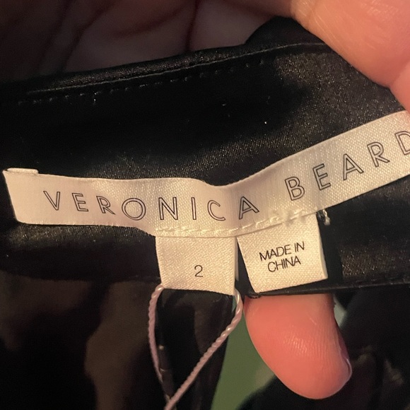 Veronica Beard Gabriella Dress/ silk asymmetrical dress - Picture 7 of 8